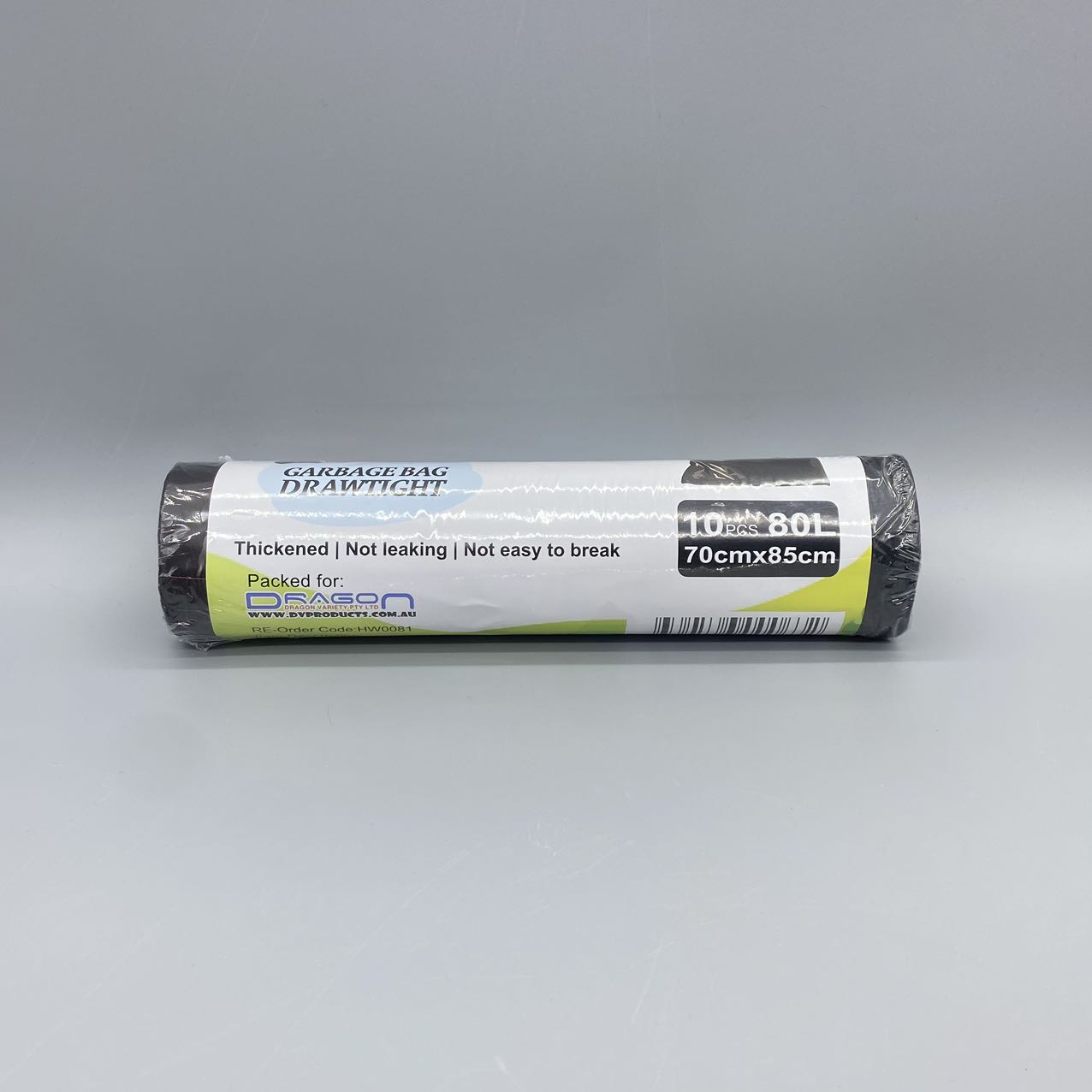 80L Drawtight Garbage Bag 10pcs in 1PK