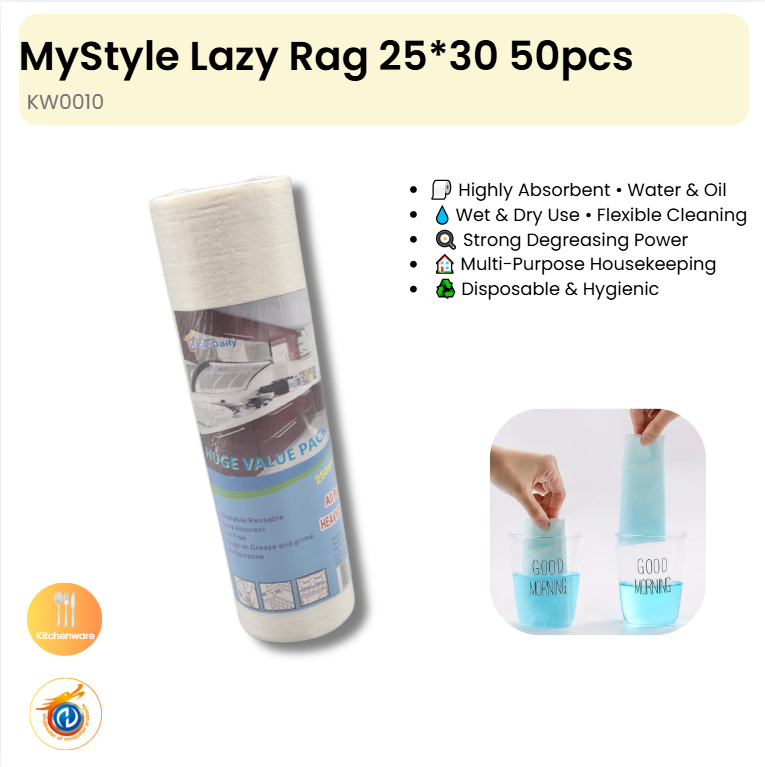 Lazy Rag 50pcs
