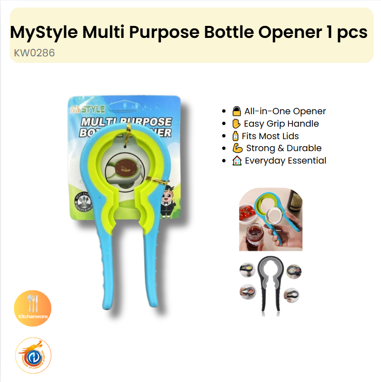 Multi Purpose Bottle Opener 1 pcs(12 in pick packs)