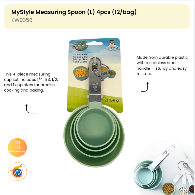 MyStyle Measuring Spoon (L) 4pcs