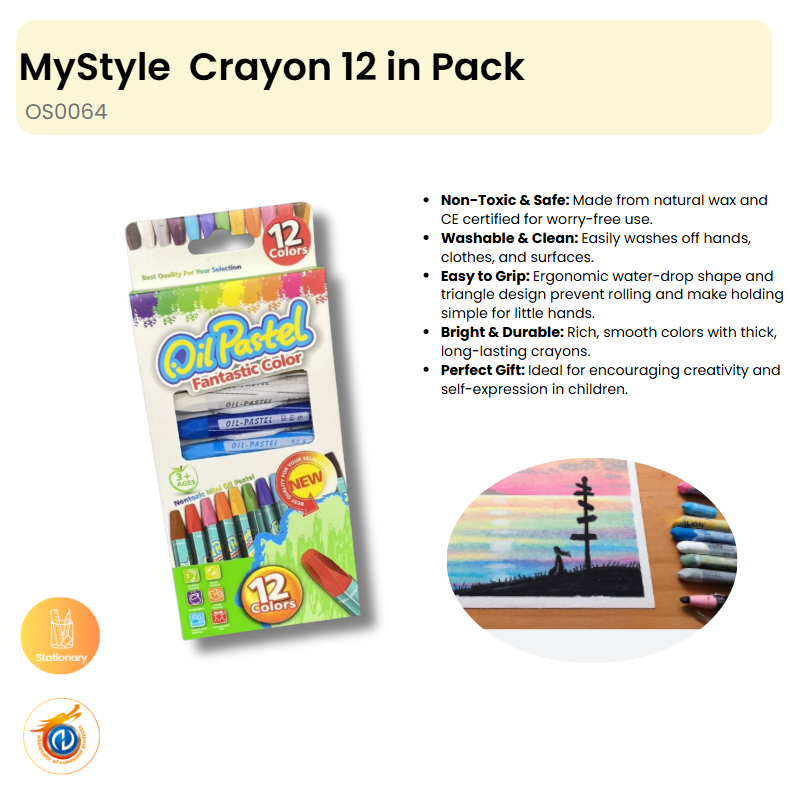 Crayon 12 in Pack
