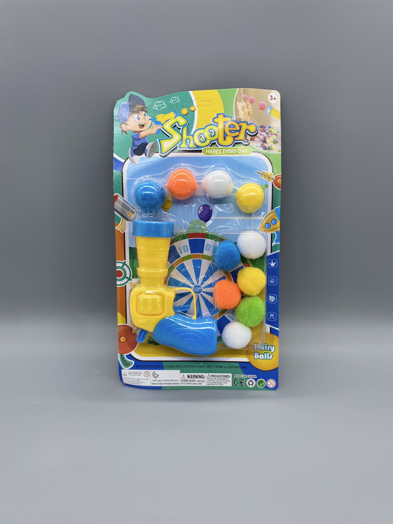 2.8cm big soft ball w 13.5cm toy gun set
