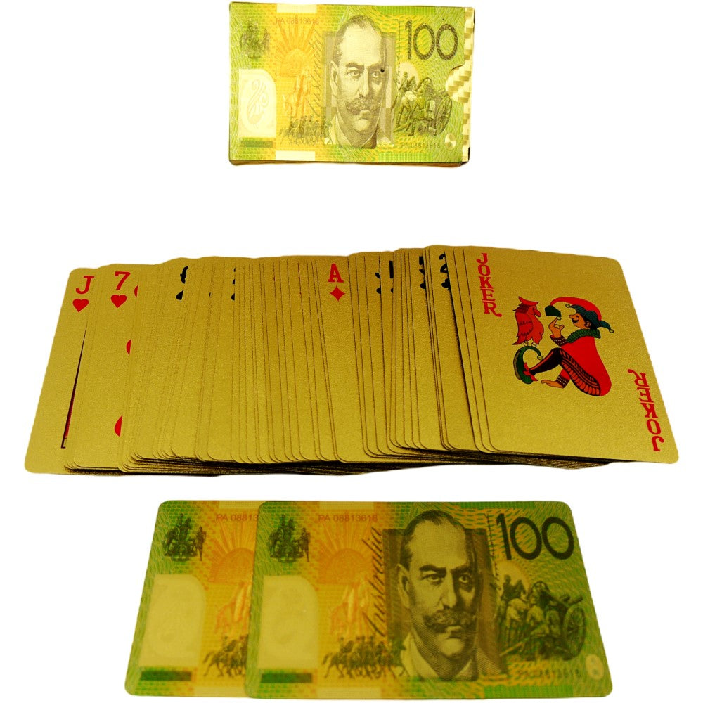 Gold Plated Playing Card (AUD)