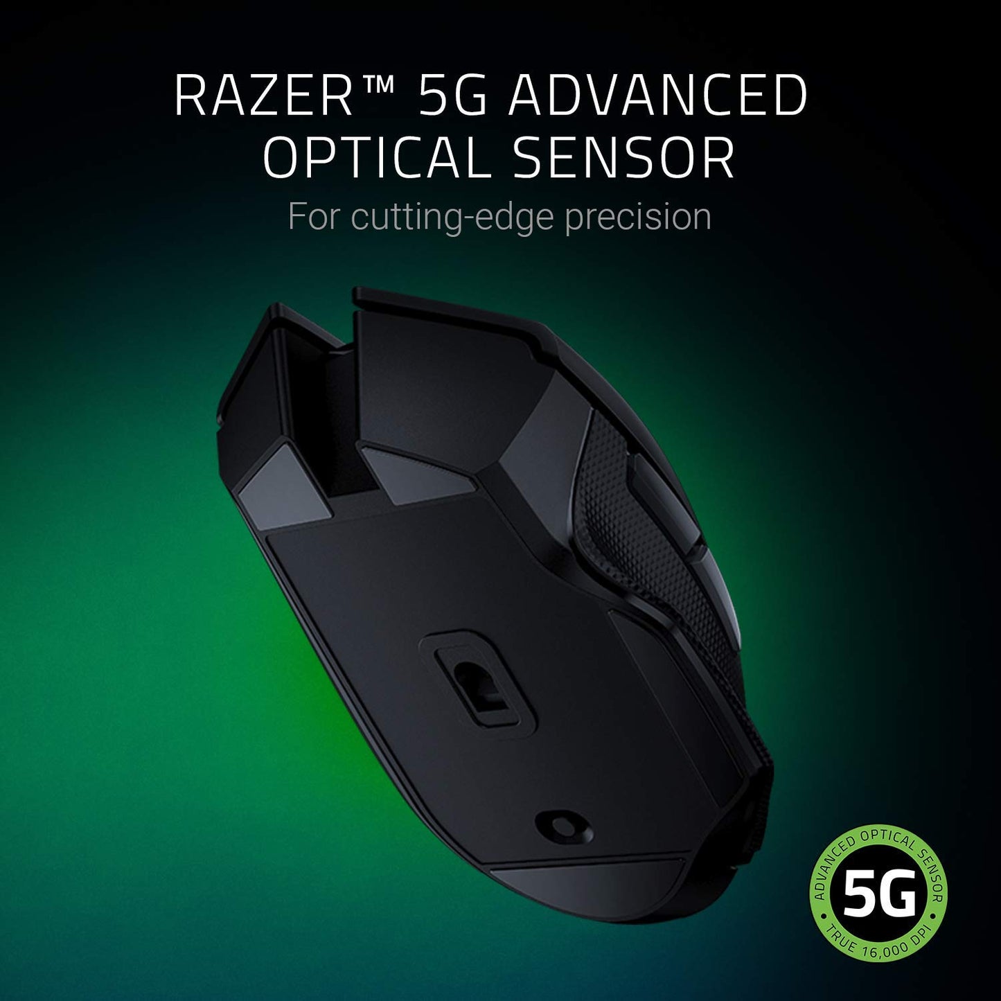 Razer Basilisk X Hyperspeed Wireless Gaming Mouse: Bluetooth & Wireless Compatible 16000DPI DPI Optical Sensor