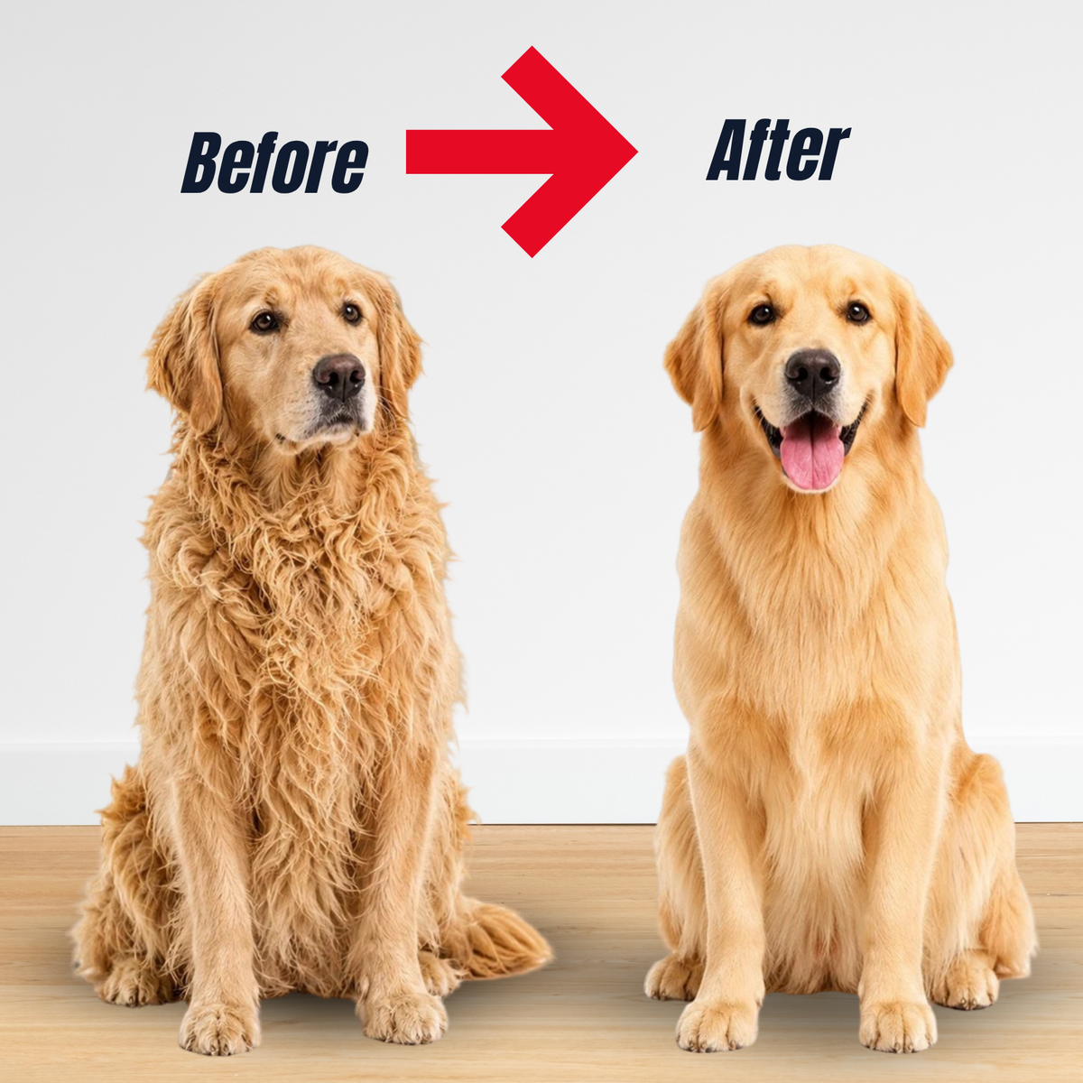 MyStyle Dog Cat Deshedding Brush Pet Undercoat Rake Grooming Tool