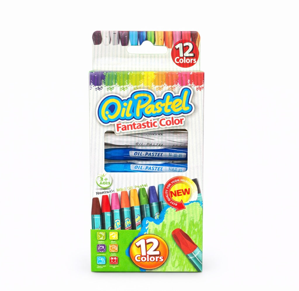 Fantastic Color Oil Pastel 12 colors