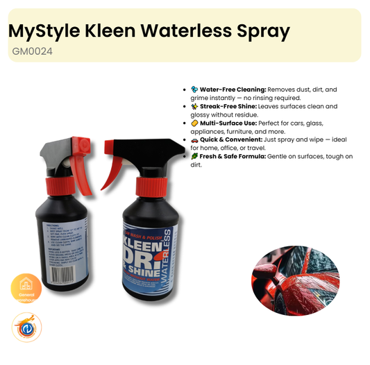 Kleen Waterless Spray