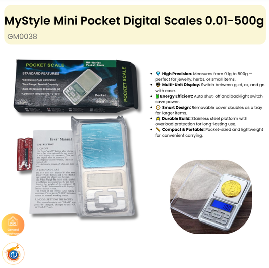 Mini Pocket Digital Scales 0.01-500g