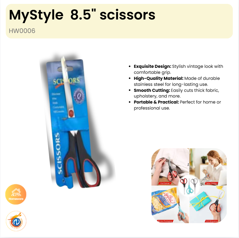 8.5" scissors