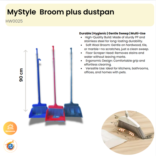 Broom plus dustpan