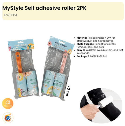 Self adhesive roller 2PK