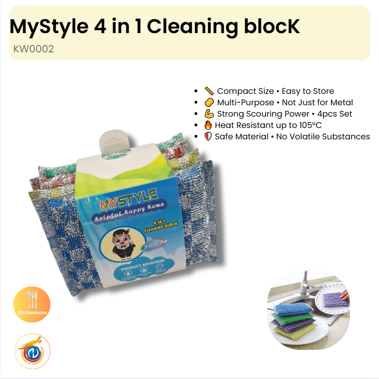 4 in 1 Cleaning block