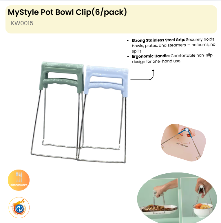 Pot Bowl Clip
