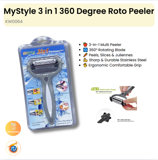 3 in 1 360 Degree Roto Peeler