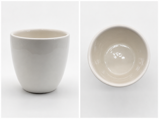 Porcelain Round tall tea cup