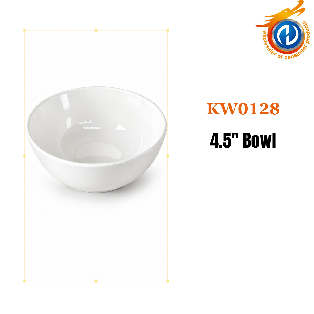 4.5" Porcelain Korean Rice Bowl