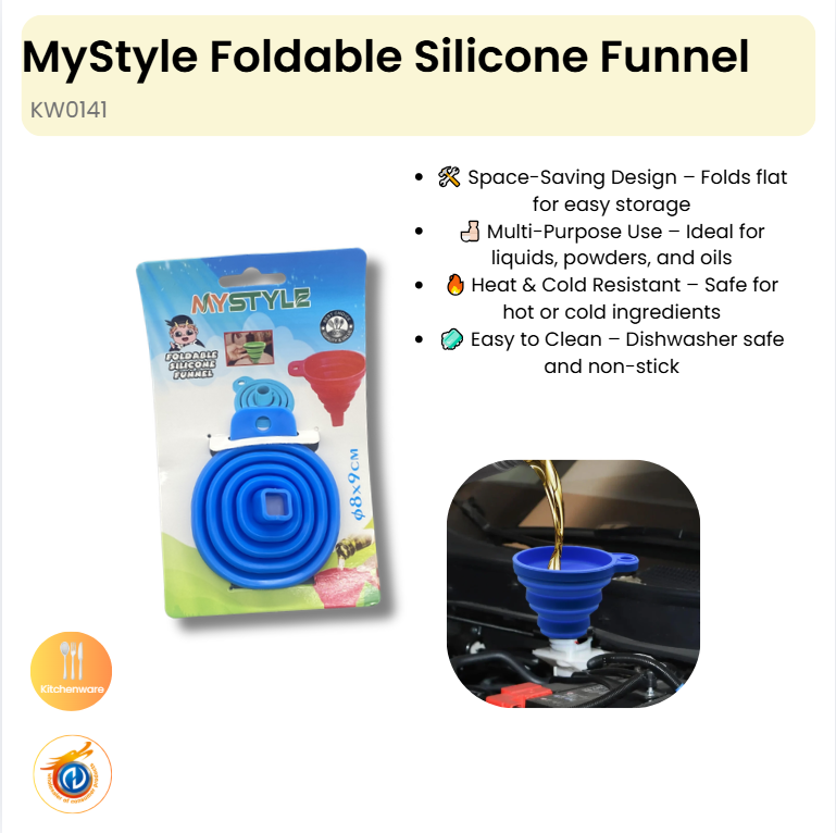 Foldable Silicone Funnel