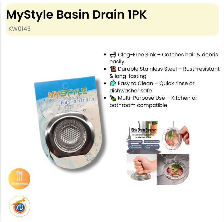 Basin Drain 1PK