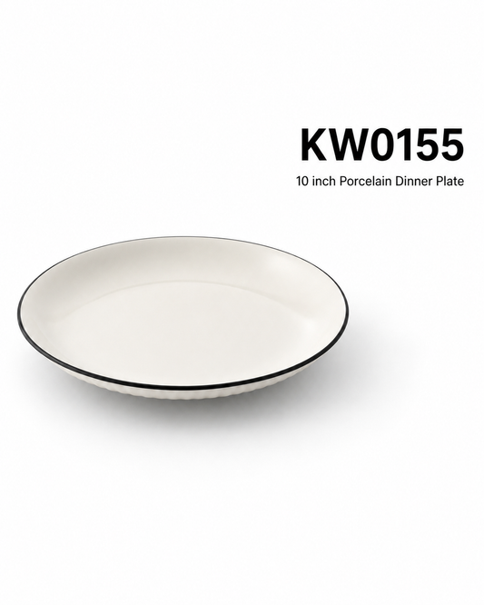 10 inch Porcelain Dinner Plate