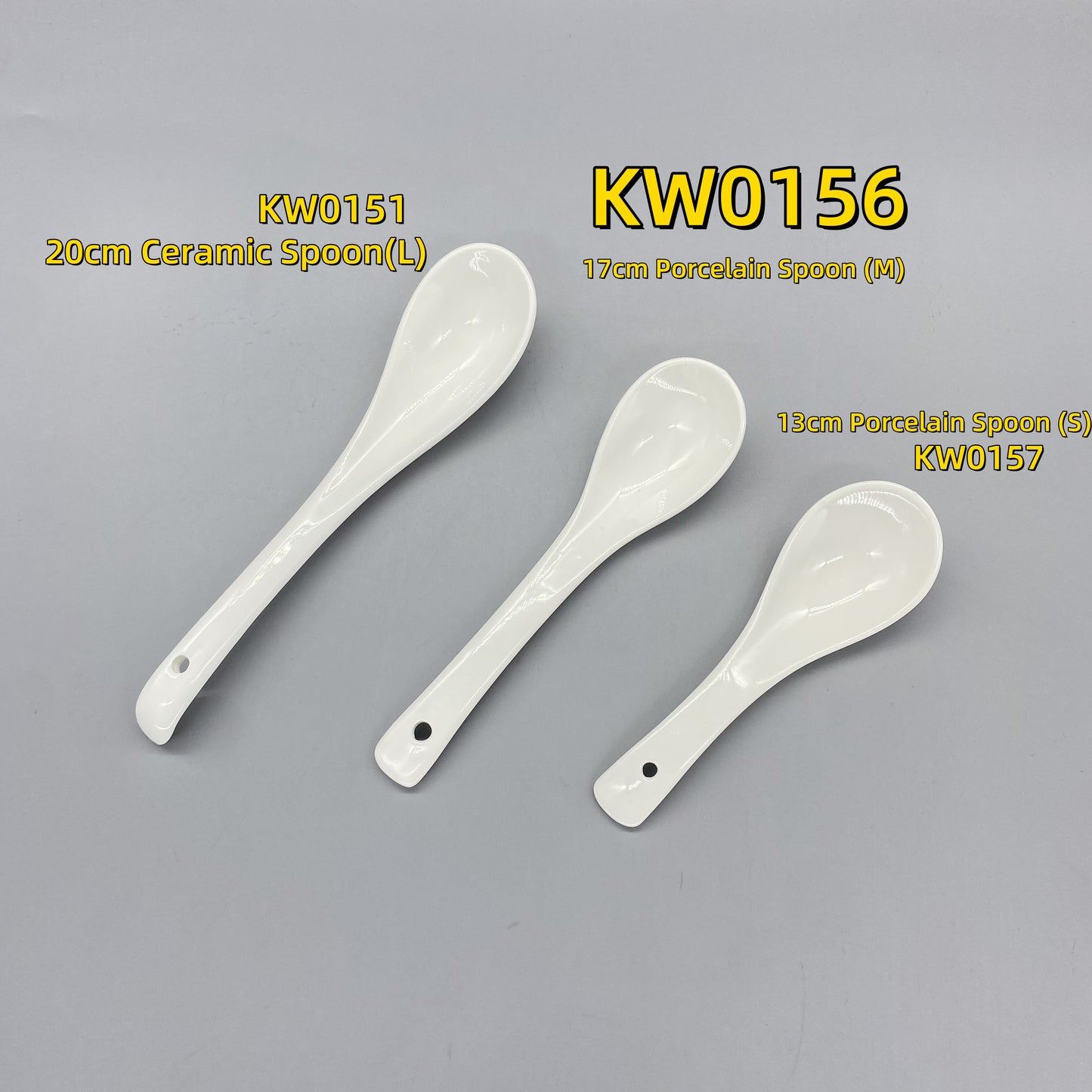 17cm Porcelain Spoon