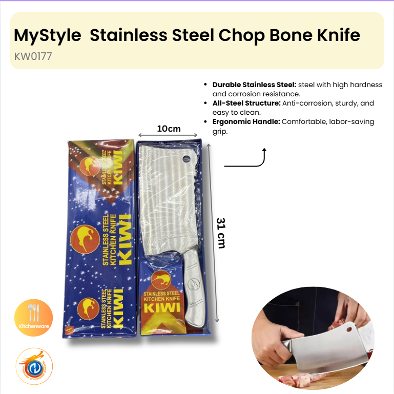Stainless Steel Chop Bone Knife HD