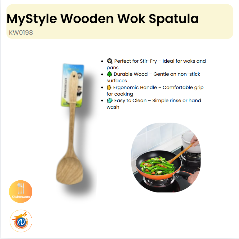 Wooden Wok Spatula