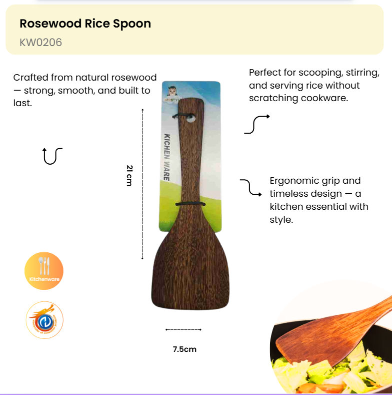 Rosewood Rice Spoon