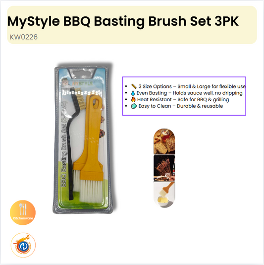 BBQ Basting Brush Set 3PK