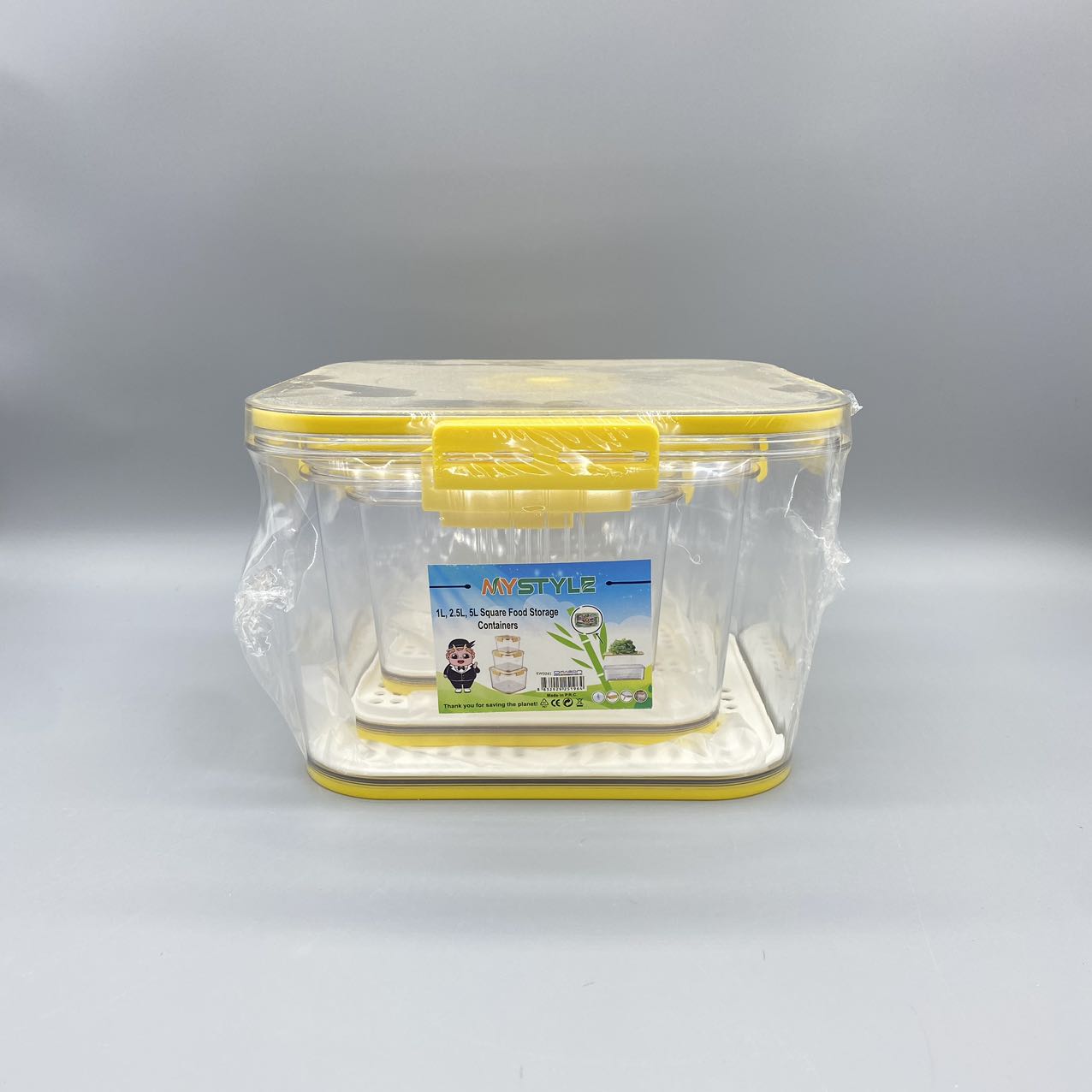 3 in 1 Square Food Storage Container