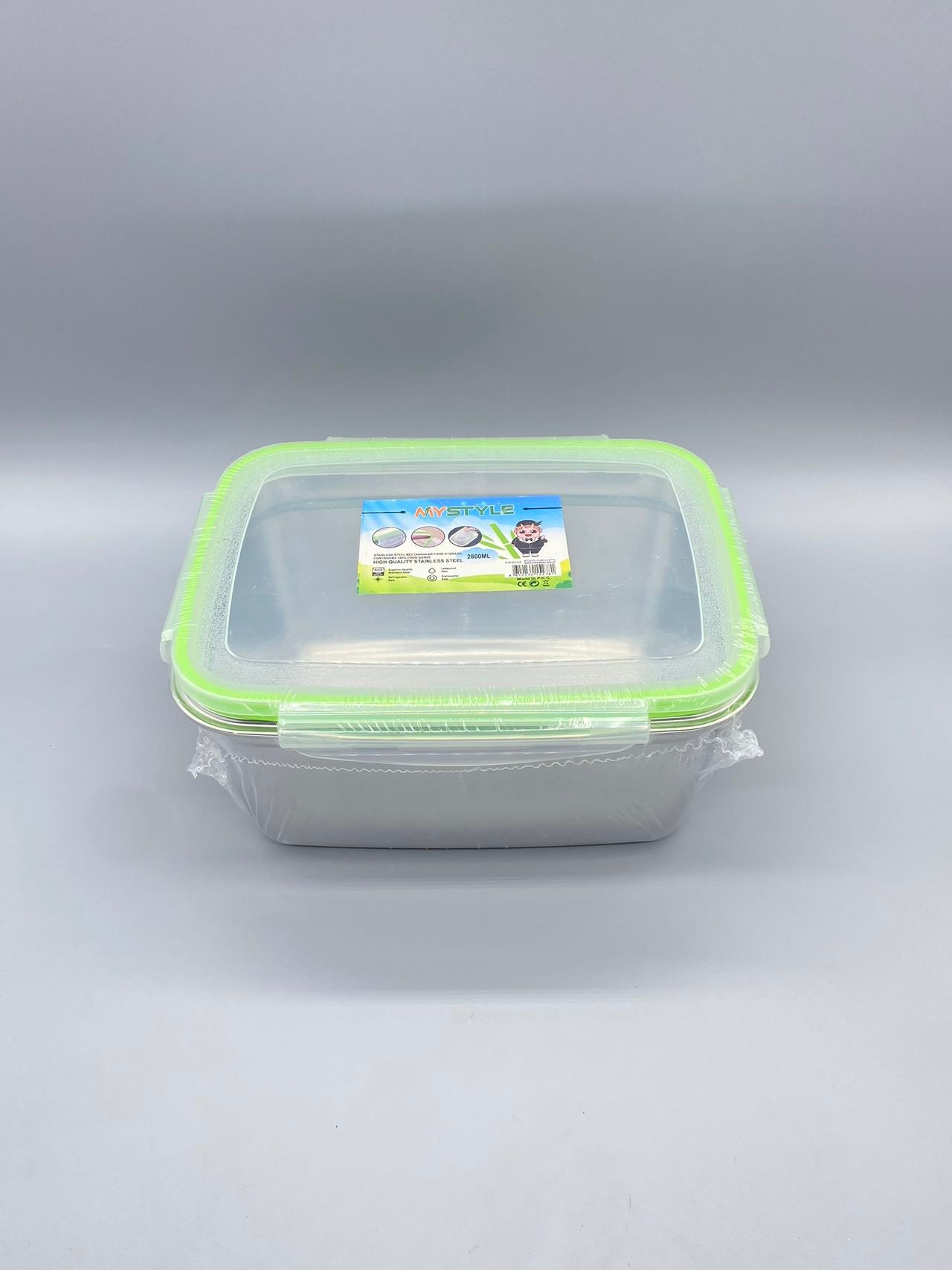 304 Stainless Steel Food Container 2800ml