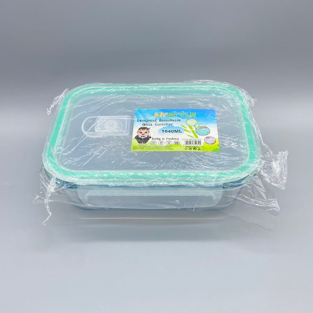 Rectangle heat resistant lunchbox 1040ml