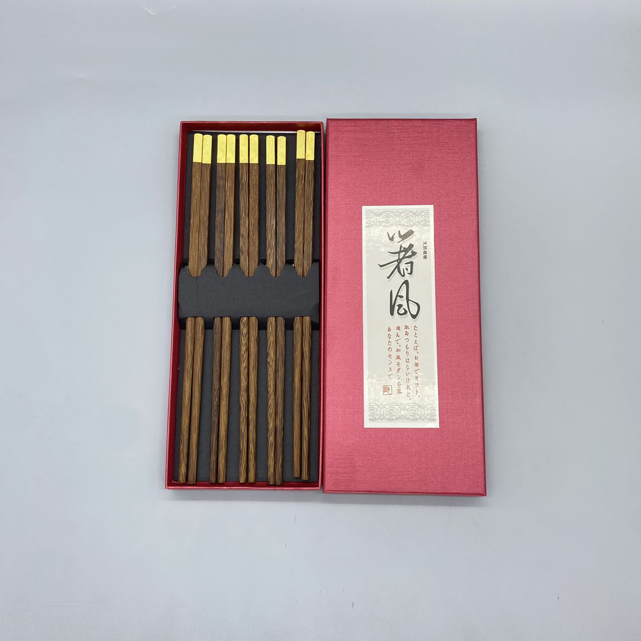 Golden PANGA-PANGA Chopsticks 5PK