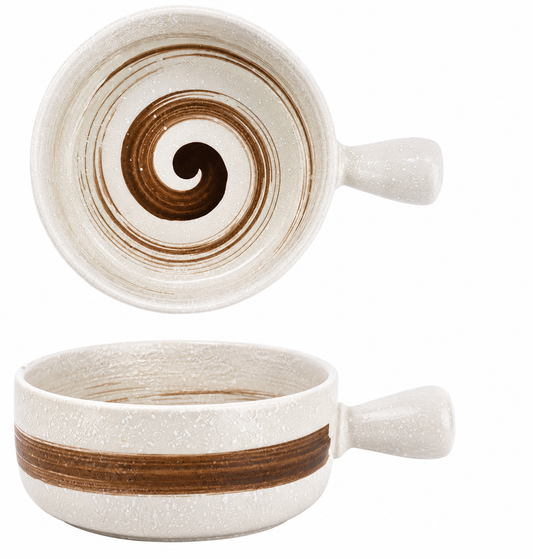 Geometry bowl with handle(no lid)