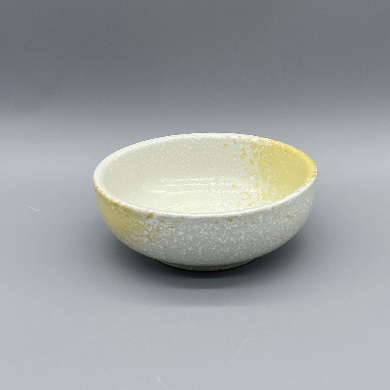 Orange sparkle bell bowl