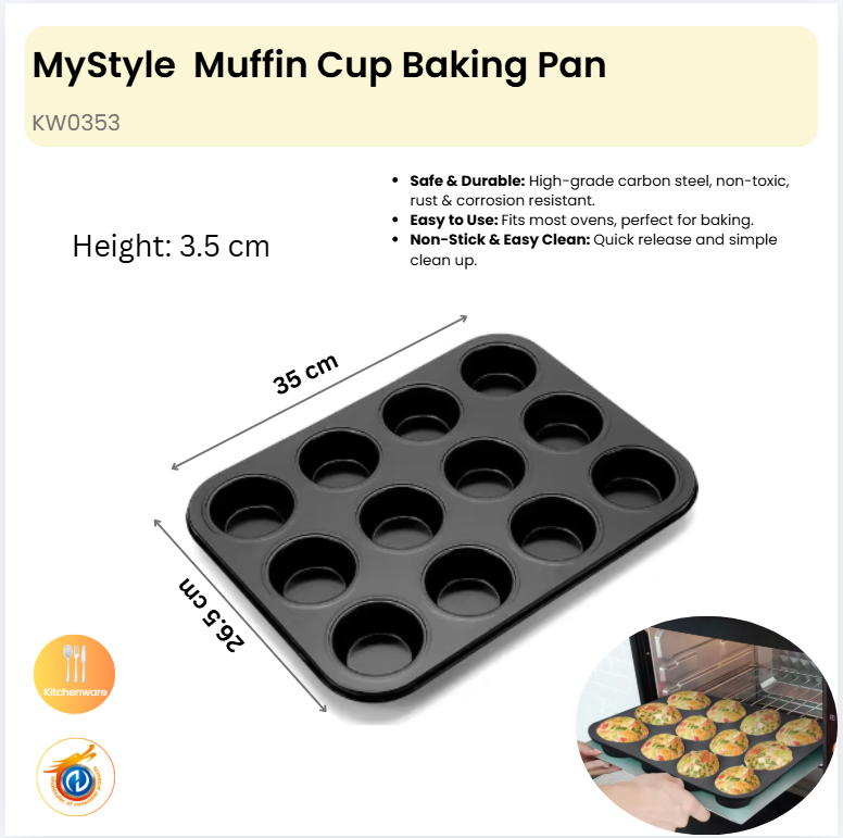 Muffin Cup Baking Pan