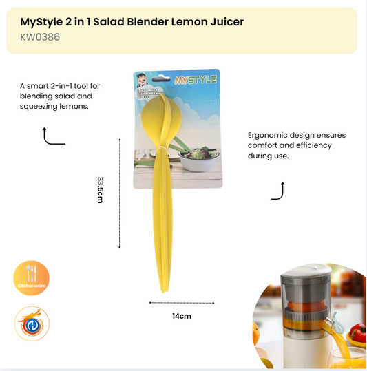 2 in 1 Salad Blender Lemon Juicer