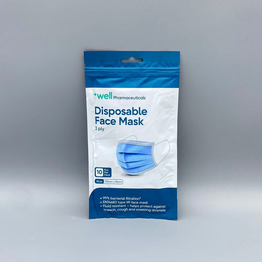 Disposable Facial Mask 3 Layer 10pcs