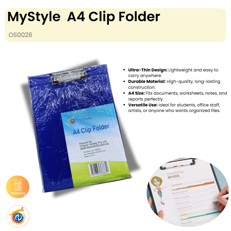 A4 Clipfolder clipboard