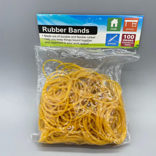 100G Colour Rubber Bands