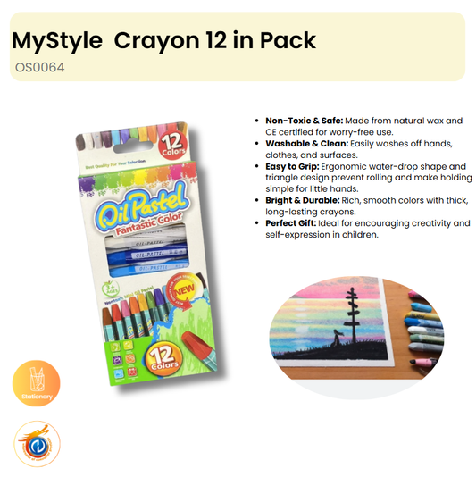 Crayon 12 in Pack