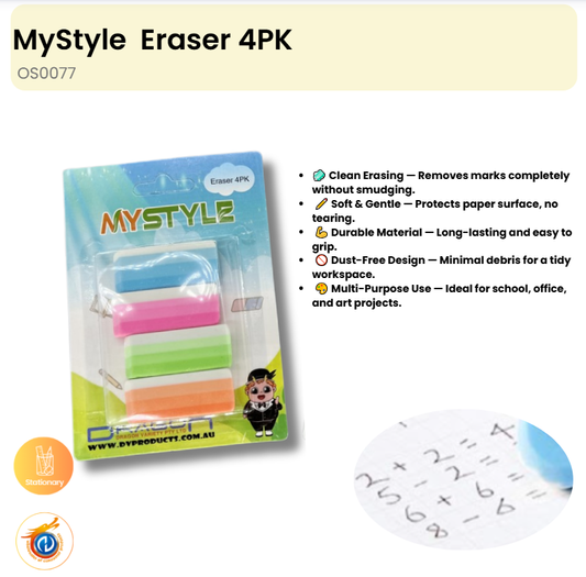 Eraser 4PK