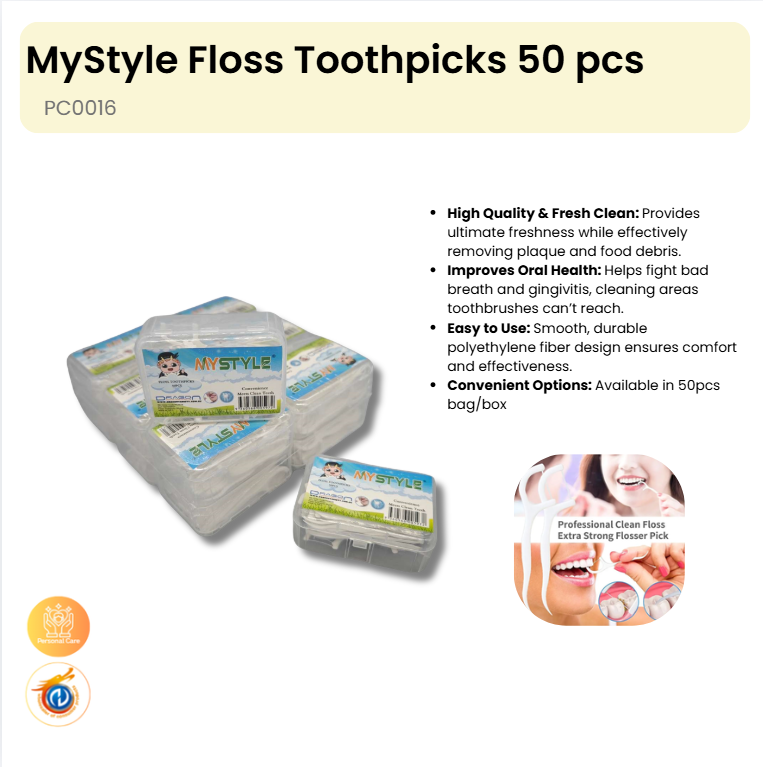 Floss Toothpicks 50 pcs