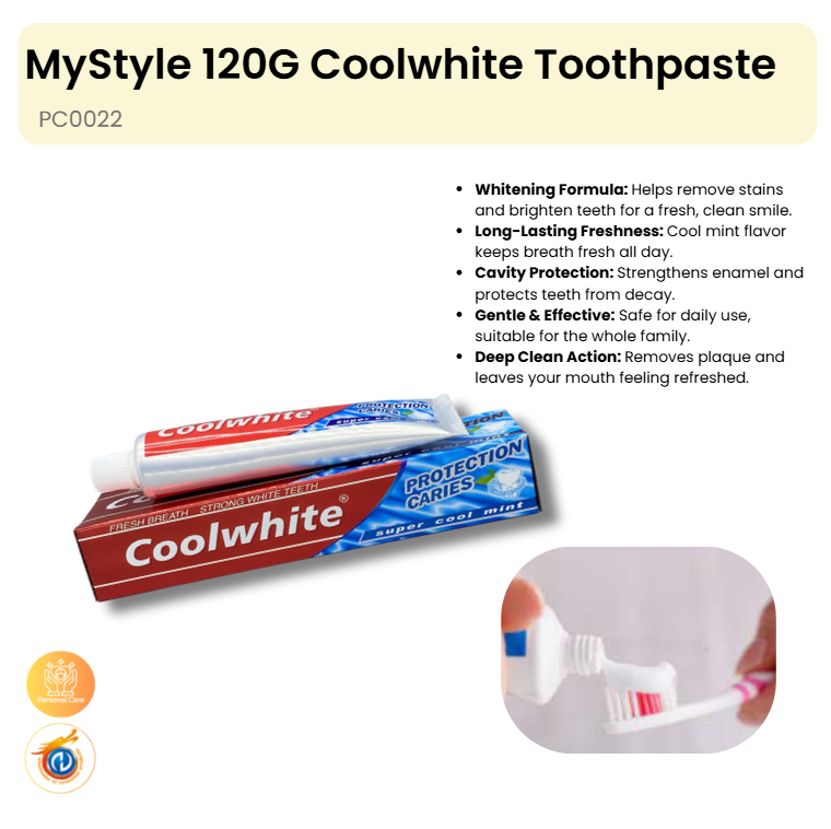 120G Coolwhite Toothpaste