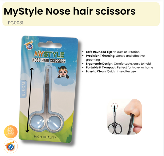 Nose hair scissors