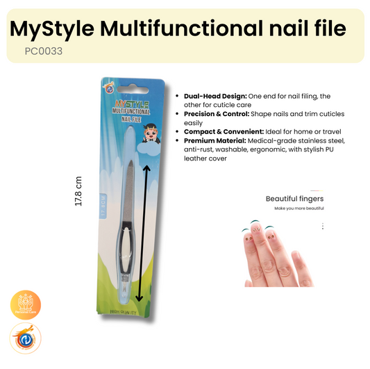 Multifunctional nail file