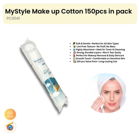 Make up Cotton 150pcs in pack (12 in pick packs)