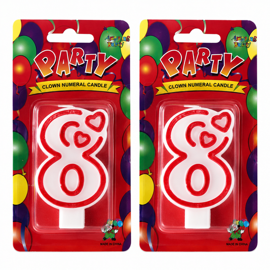 Numberic Birthday Candle No 8