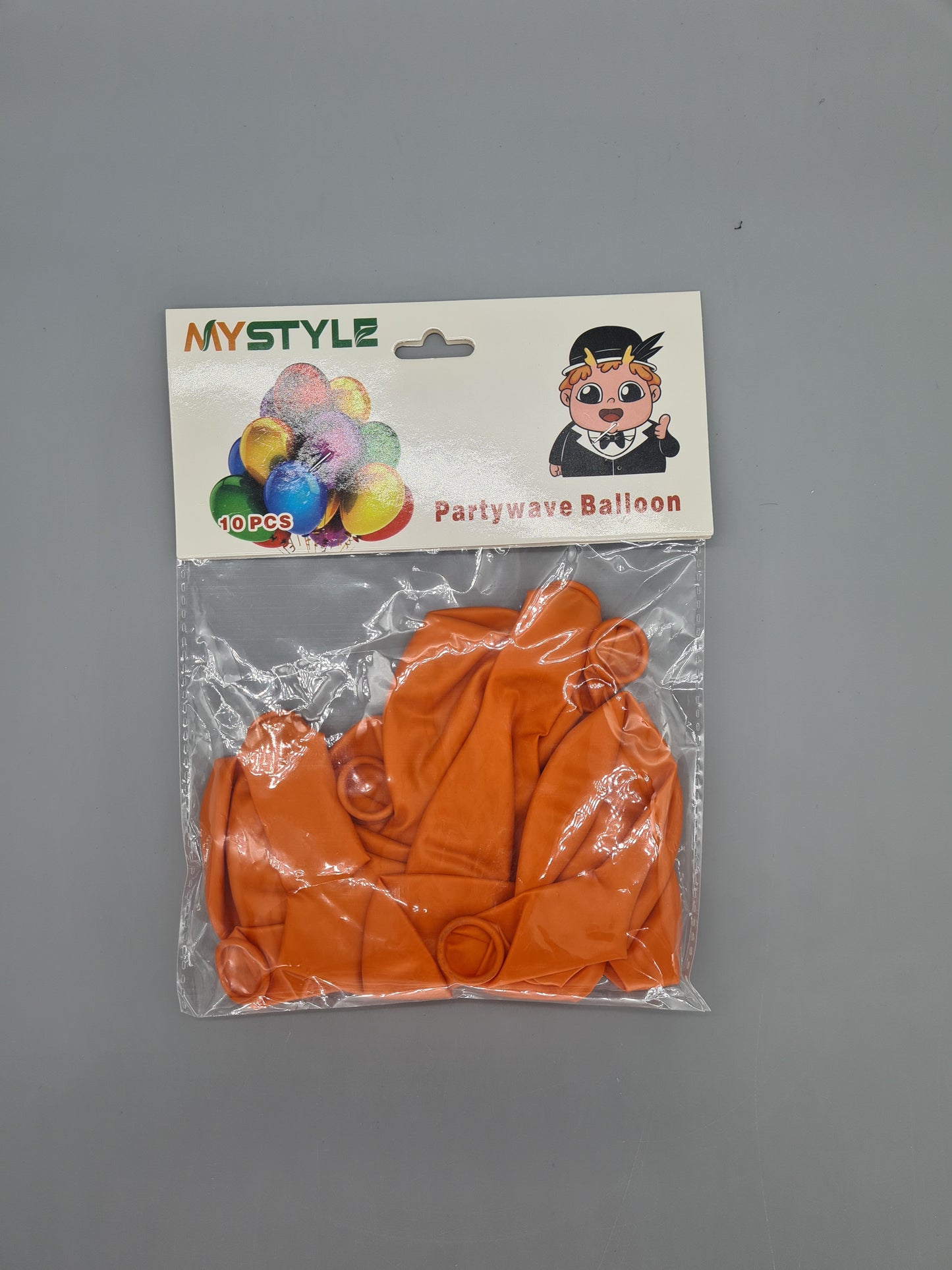 Partywave balloon orange 10pcs