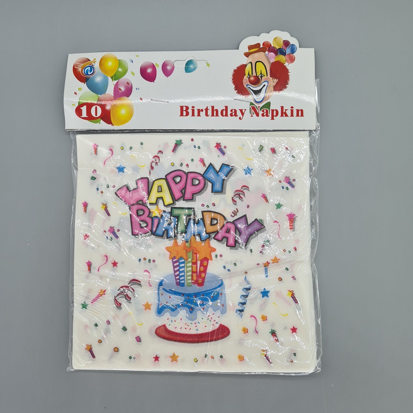 Birthday napkin 10pk