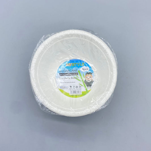 Eco sugarcane Biodegradable bowl 500ml